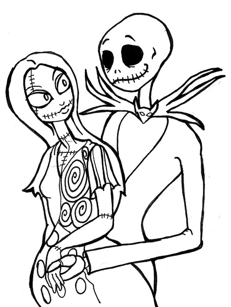 452x600 Nightmare Before Christmas Coloring Pages Christmas Decorating