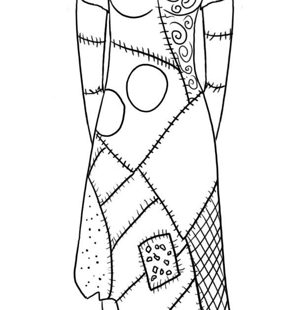 600x630 Sally Night Before Christmas Coloring Pages Nightmare Before