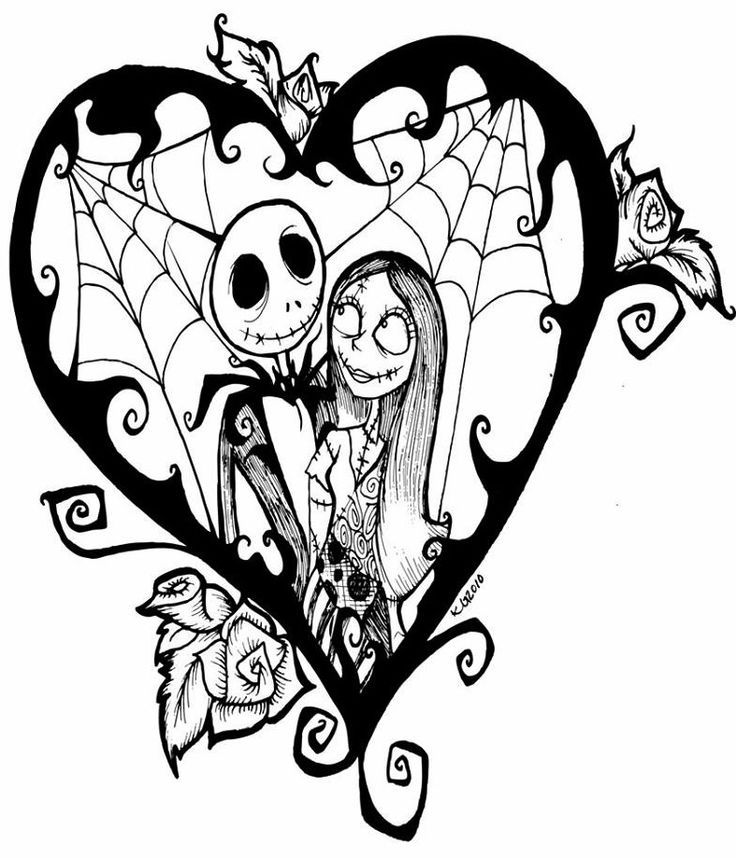 736x858 A Nightmare Before Christmas Printable Coloring Page Curio