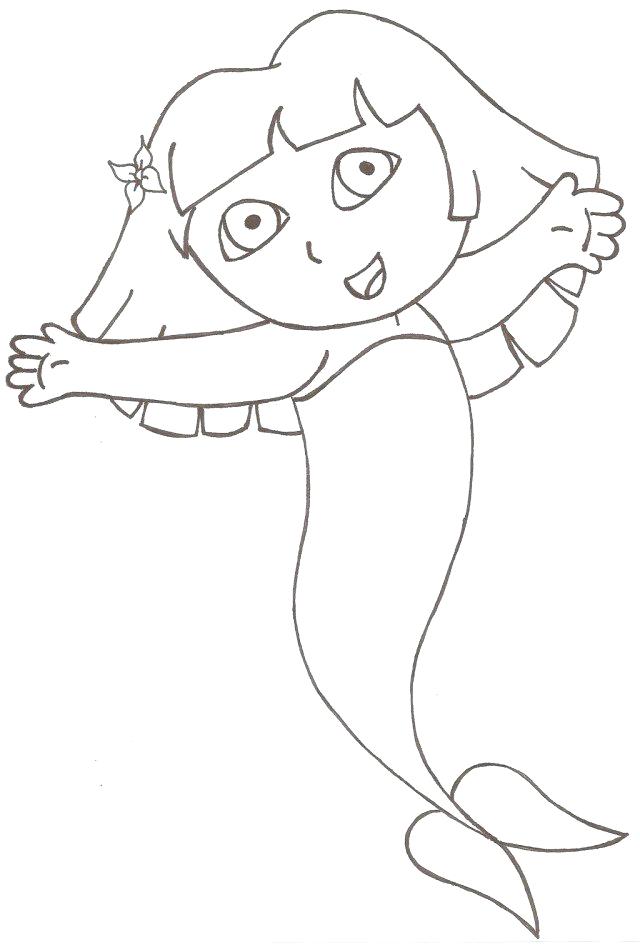 640x945 Salmon Coloring Page