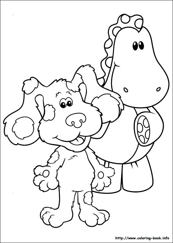 567x794 Blues Clues Coloring Pages Together With Nick Jr Coloring Pages