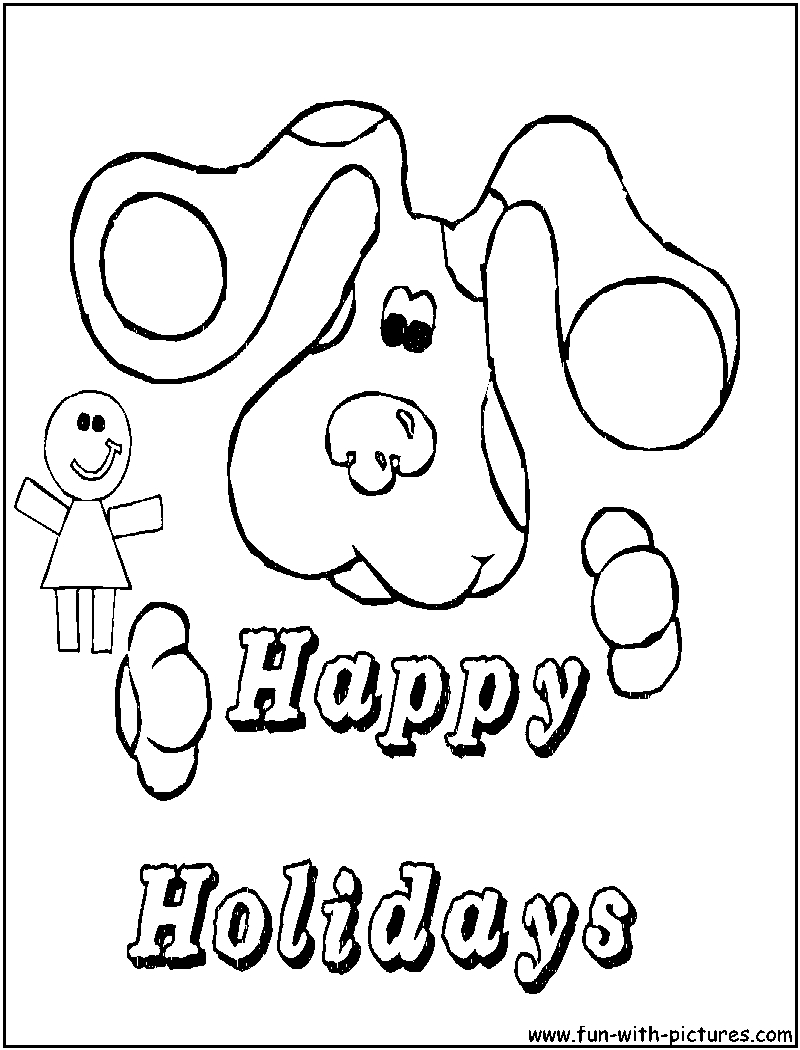 800x1050 Blues Clues Salt And Pepper Coloring Pages
