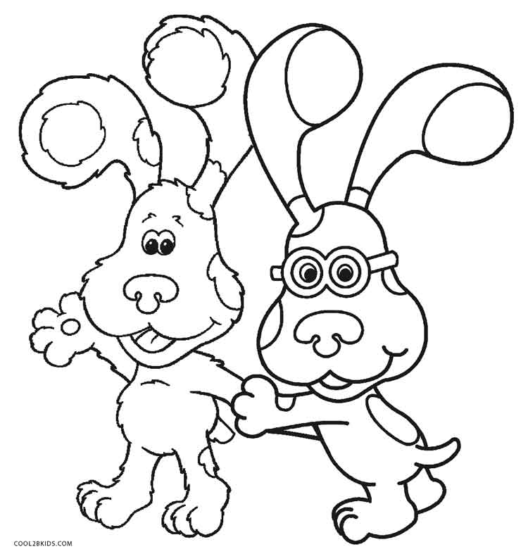 750x787 Free Printable Blues Clues Coloring Pages For Kids