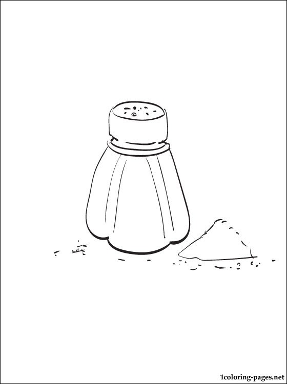 560x750 Salt Coloring Page