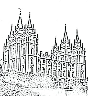 360x393 Lds Temple Coloring Pages Good Temple Coloring Pages