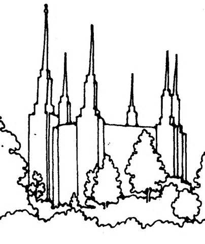404x480 Sketch Of Slc Temple Coloring Pages Scrollsaw Slc