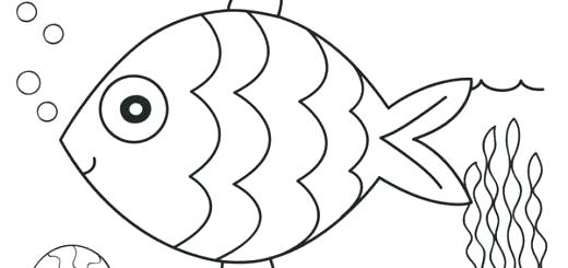 520x245 Fishes Coloring Pages Cartoon Fish Coloring Pages Cartoon Fish