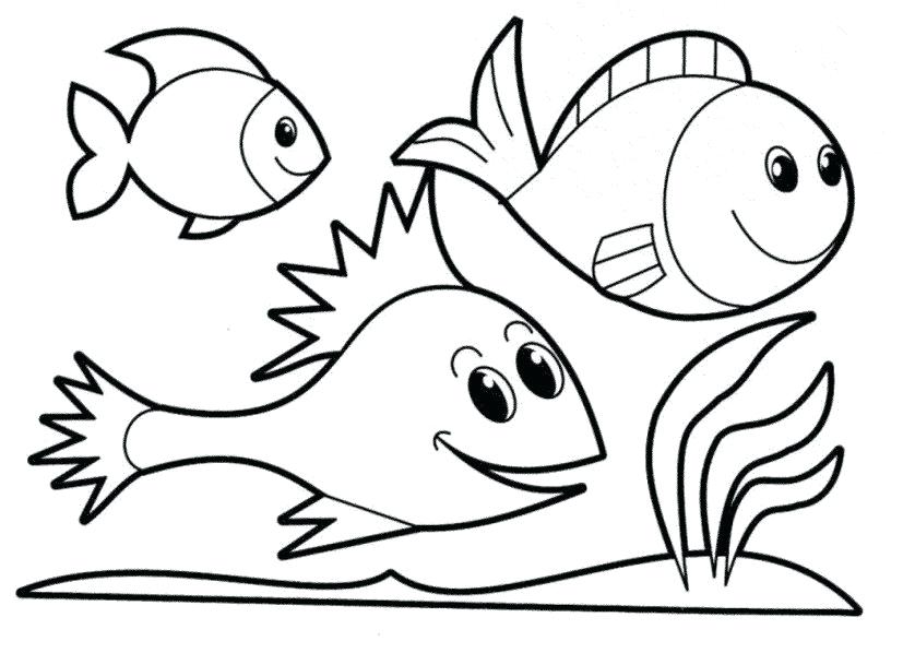 827x609 Fish Coloring Page Coloring Book For Boys Photo Coloring Printable