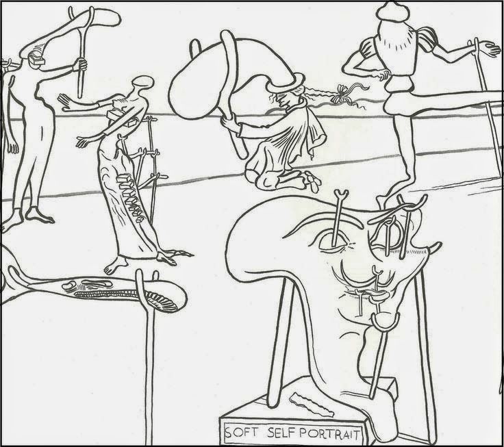 736x653 Pintores Famosos Para Puzzles, Cuadros Para Colorear