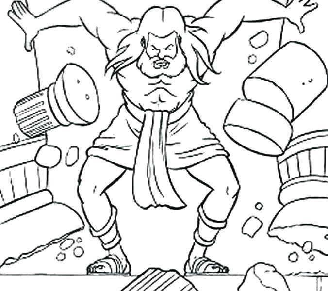 676x600 Samson And Delilah Coloring Page And Coloring Page And Coloring