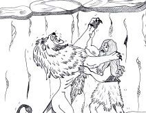 212x165 Samson Bible Coloring Pages Free Resume