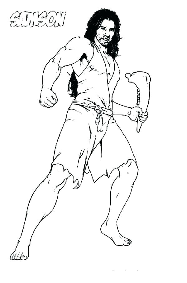 600x909 Samson Coloring Page Awesome Strength Of Coloring Page Samson
