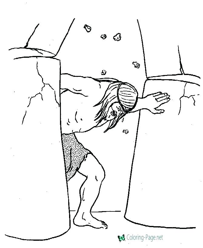 670x820 Samson Coloring Page Bible Coloring Page And Story Pages Samson