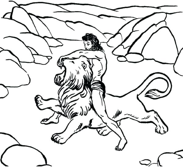 600x548 Samson And Delilah Coloring Page And Coloring Pages Many