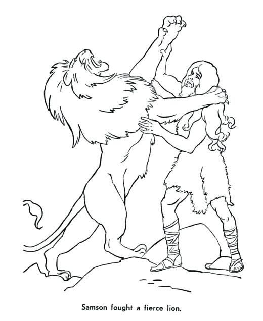 520x636 Samson Coloring Page Coloring Page Samson Coloring Pages
