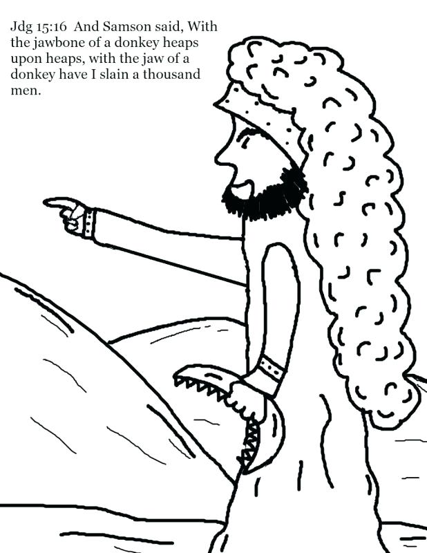 618x800 Samson Coloring Page Old Testament Coloring Pages Samson