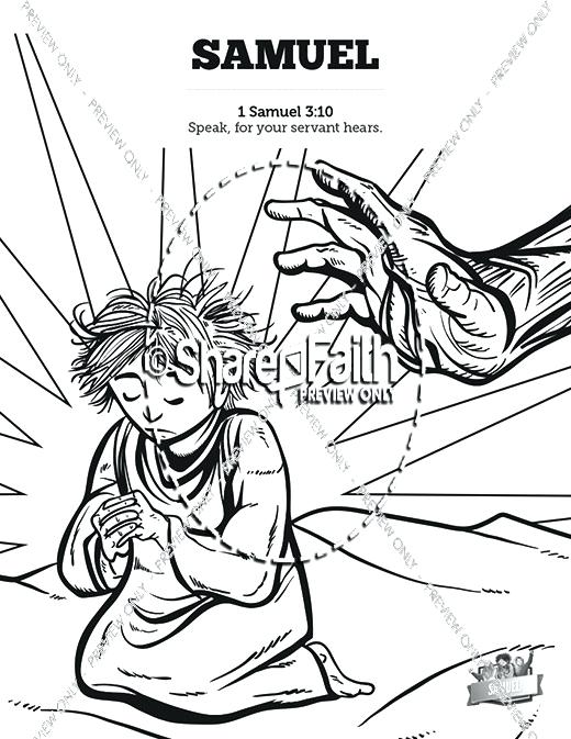 520x673 Samuel And Eli Coloring Page The Story Of Bible Bookmarks Samuel