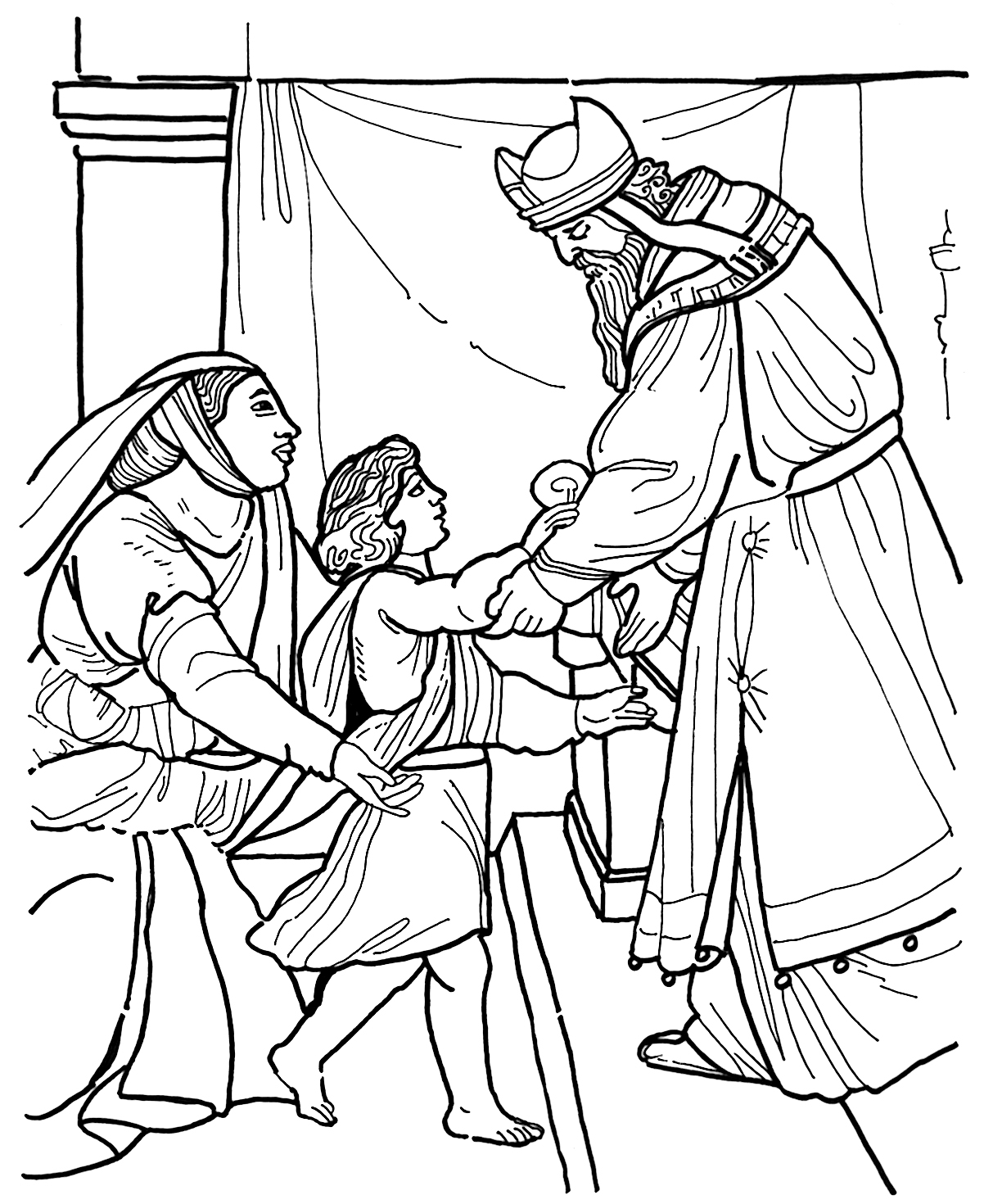 1202x1470 Best Photos Of Hannah And Samuel Coloring Pages