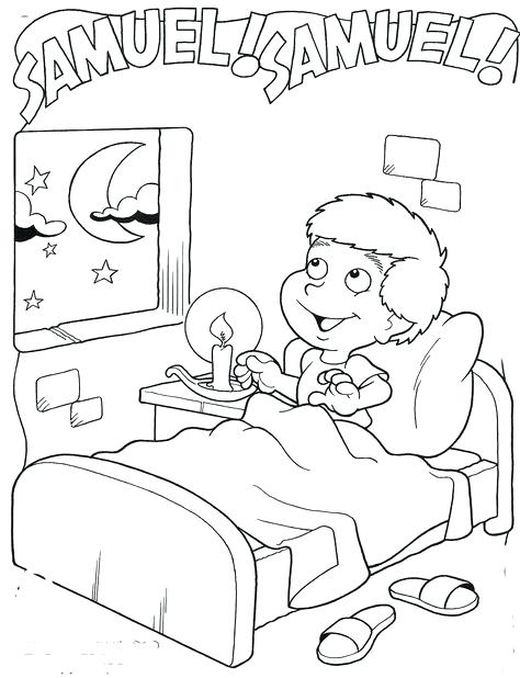 474x618 Samuel Coloring Pages Bible Coloring Pages Listens To God Bible