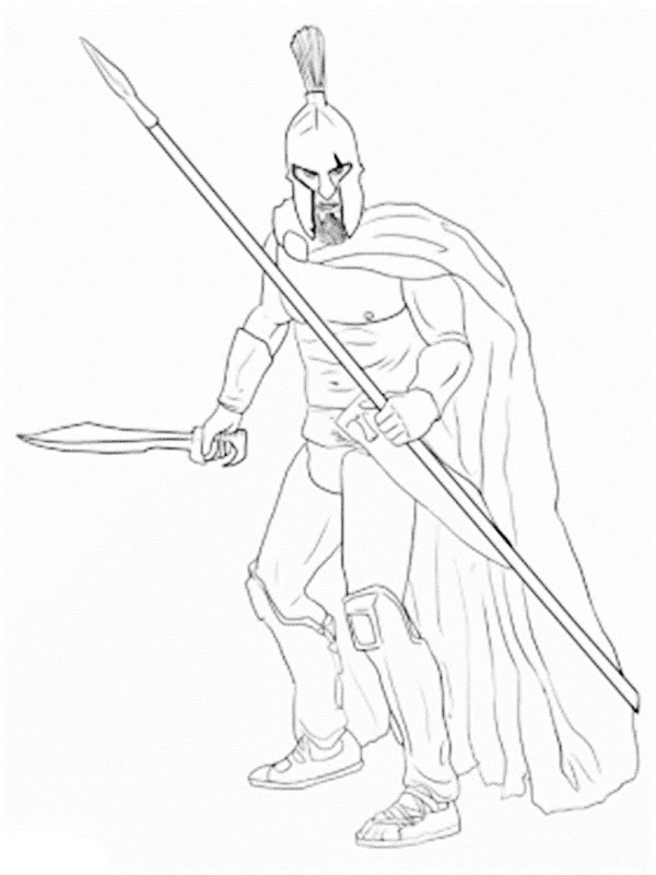 600x800 Warriors Coloring Pages Best Of Spartan Warrior Coloring Pages