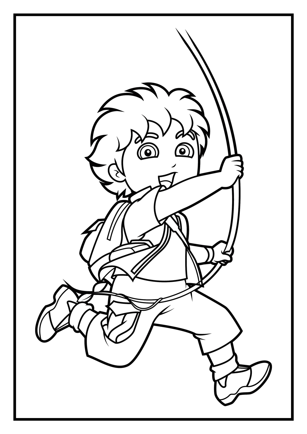 980x1386 Diego Coloring Pages