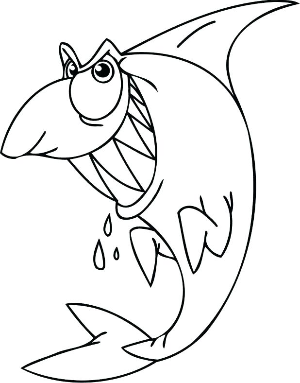 618x788 Sharks Coloring Pages