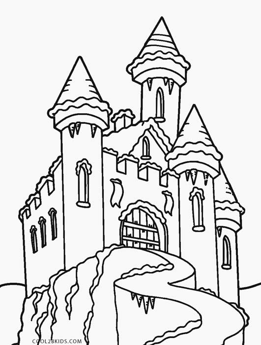531x700 Printable Castle Coloring Pages For Kids