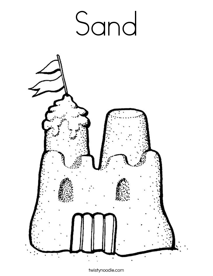 685x886 Sand Coloring Page