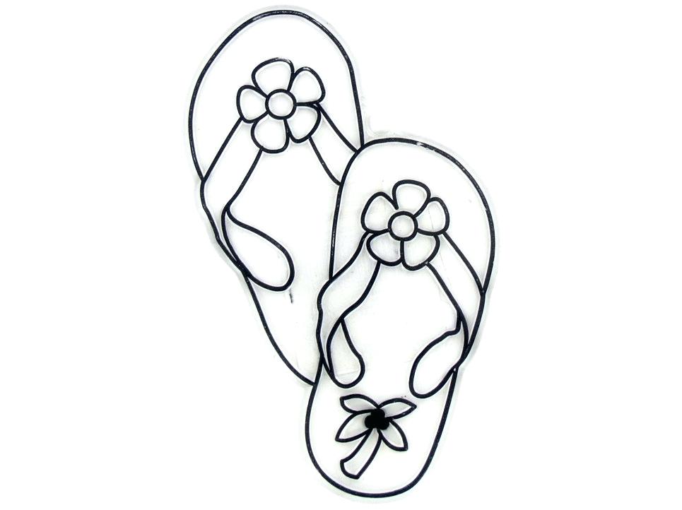 965x722 Flip Flops Coloring Pages Flip Flop Coloring Page Tearing Summer