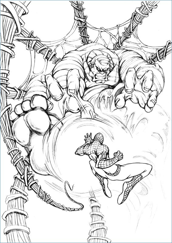 566x800 Spiderman Coloring Pages Sandman Jovie Co