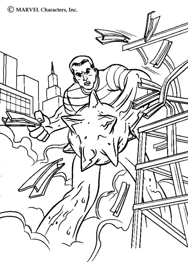 610x850 Sandman's Power Coloring Pages