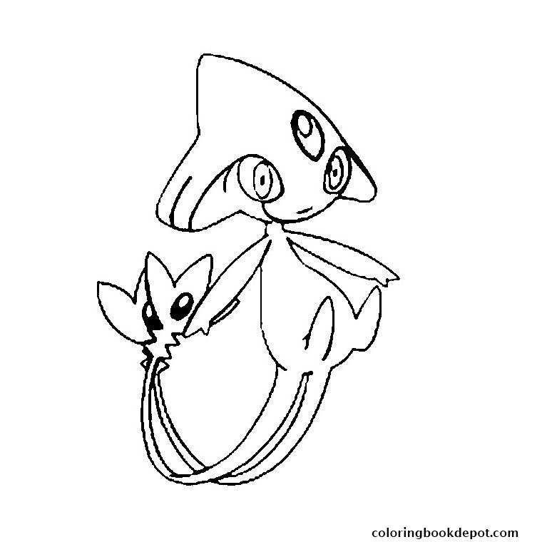 760x760 Pokemon Crefadet Coloring Pages