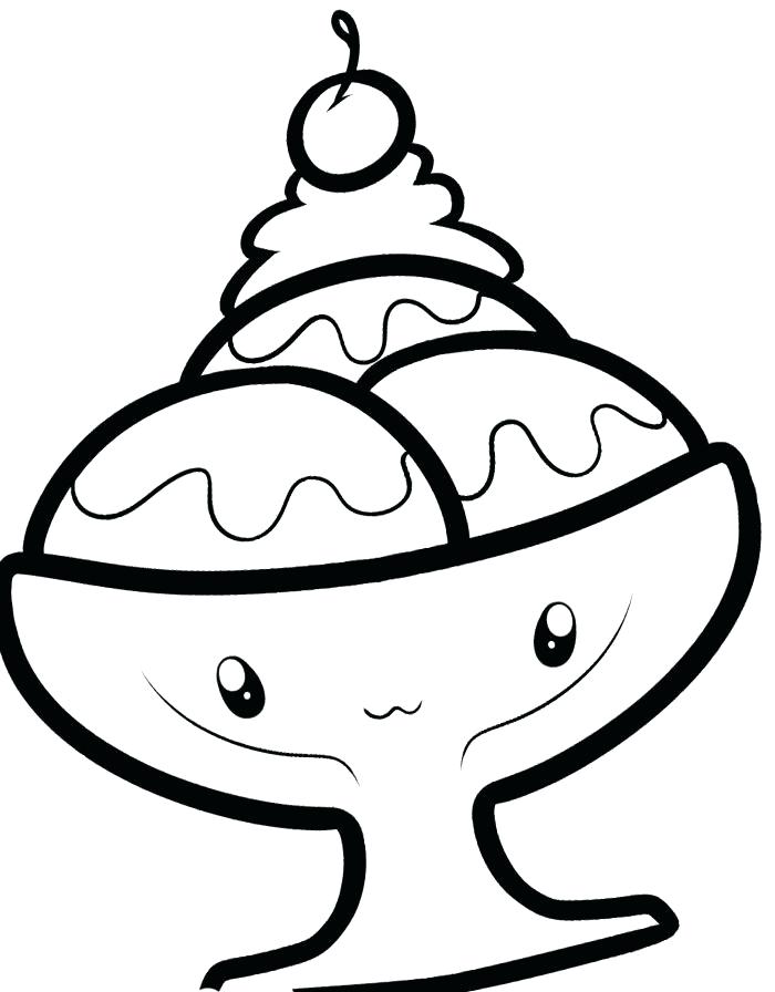 700x896 Ice Cream Sandwich Coloring Page