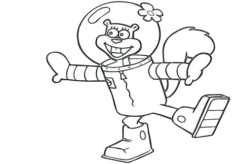 476x333 Sandy Cheeks Coloring Pages Maycrutex