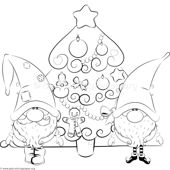 Santa And Elf Coloring Pages at GetDrawings | Free download