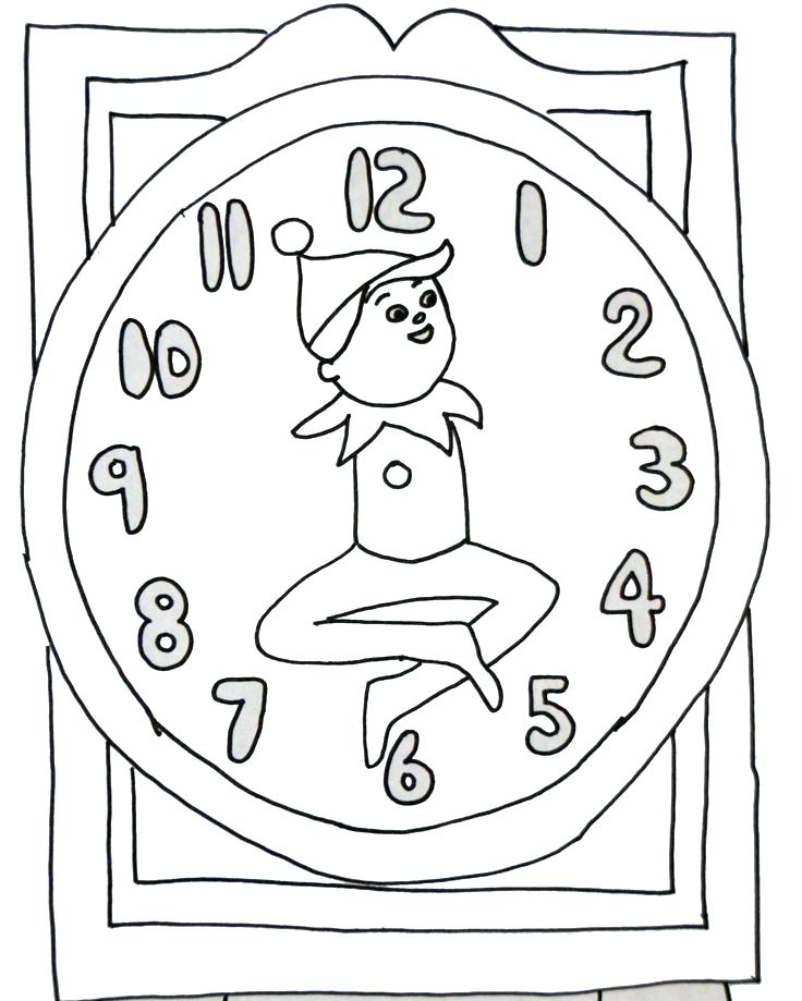 736x919 Elf Coloring Pages Printable Professional