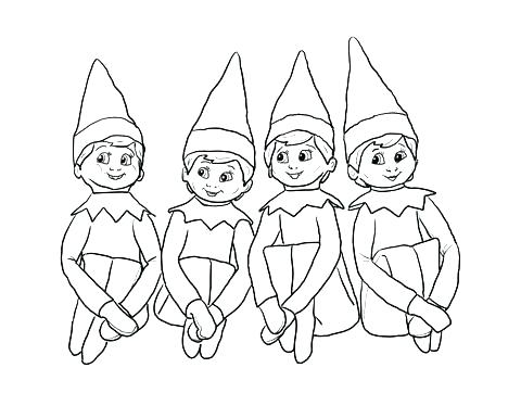 480x362 Elf Coloring Pages Printable Elf Coloring Pages Elf Coloring Pages