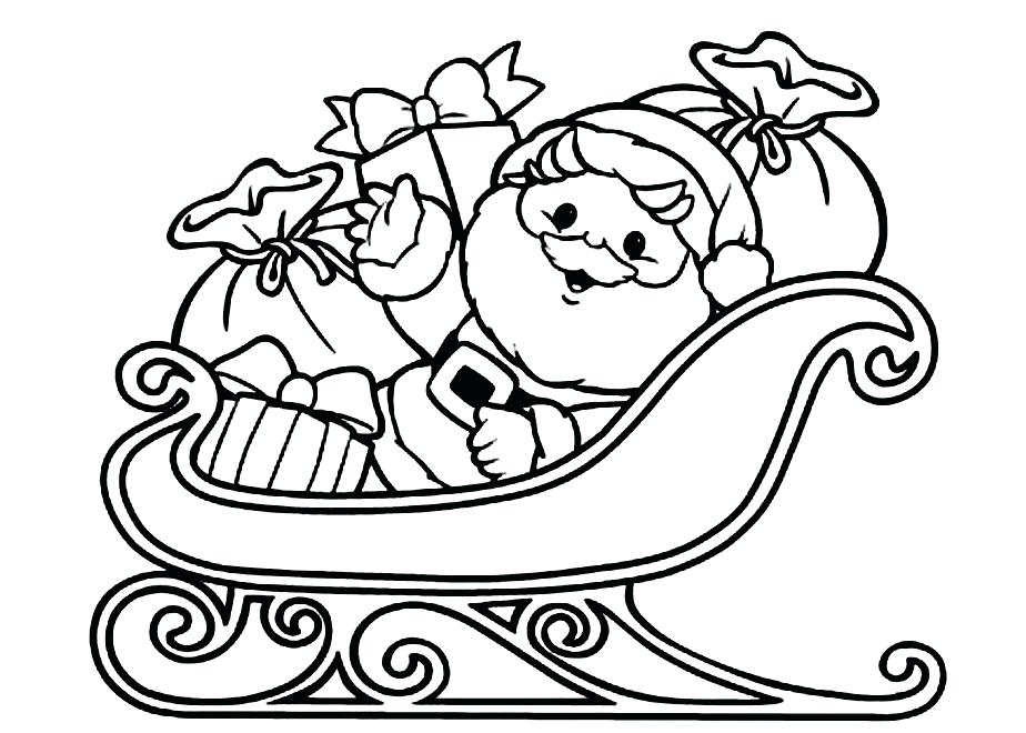 924x660 Coloring Pages Of Santa Sleigh Coloring Pages Santa Claus
