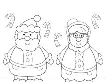 220x165 Santa And Mrs Claus Coloring Pages Free Resume