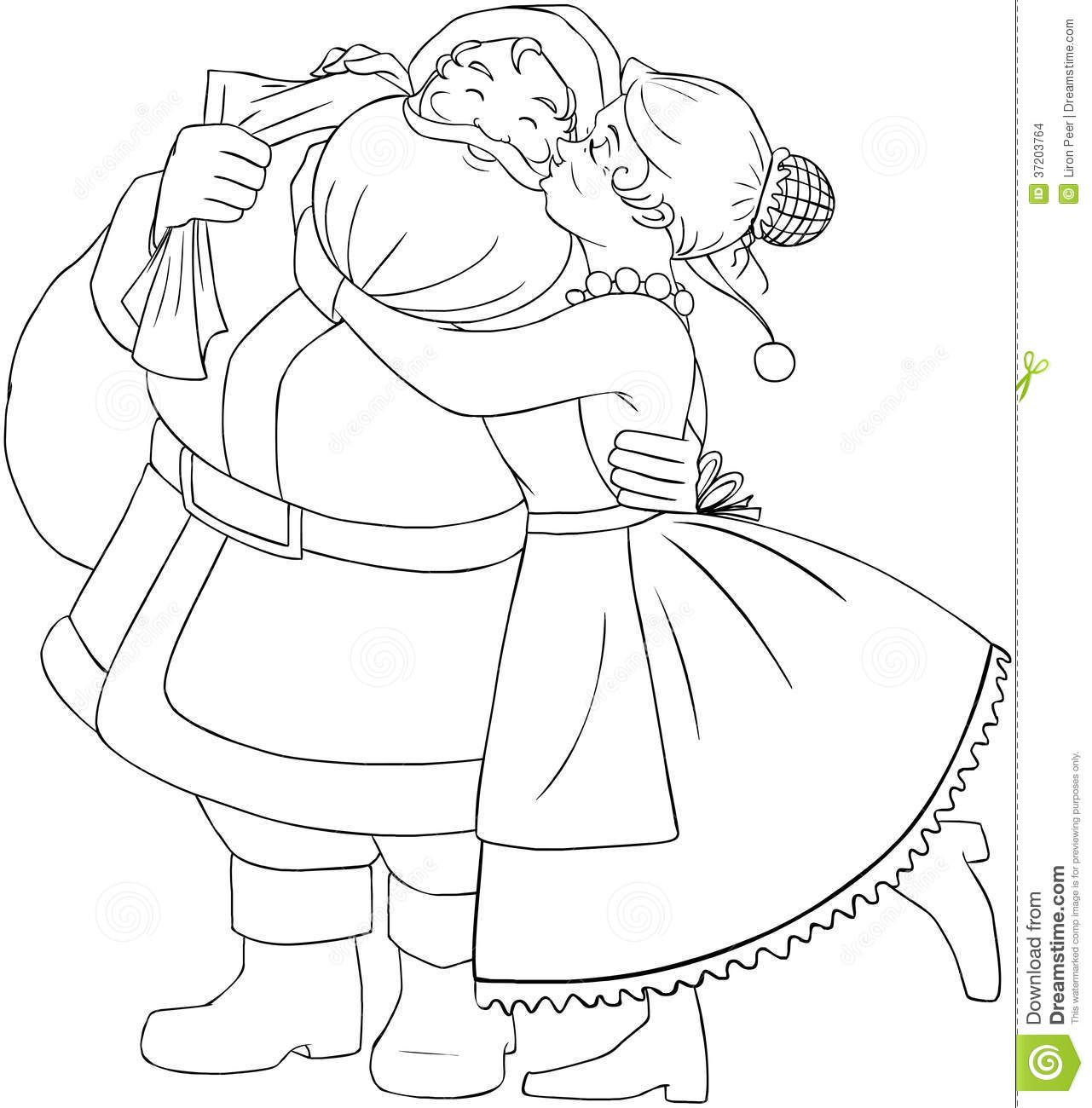 1281x1300 Santa Claus Coloring Pages Mrs Claus Christmas Coloring Page
