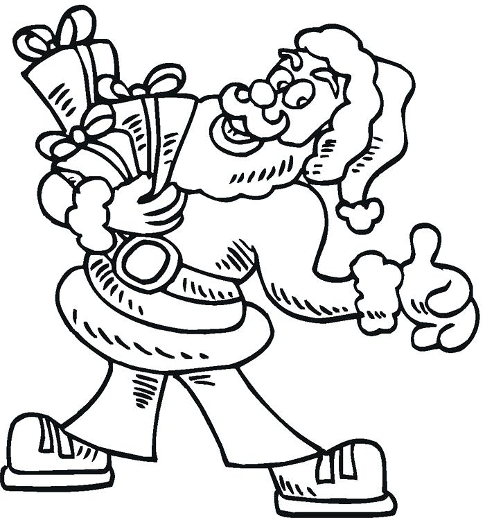 700x747 Santa Claus Pictures For Coloring Free Coloring Page Santa Mrs