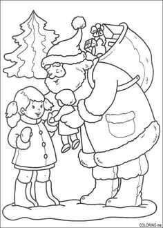 236x330 Printable Santa And Reindeer Coloring Page