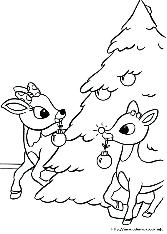 567x794 Reindeer Head Coloring Pages Printable Last Updated April