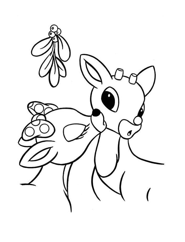 705x920 Free Printable Rudolph Coloring Pages For Kids