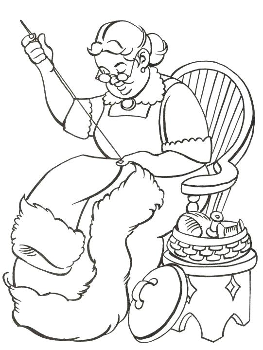 541x720 Mrs Claus Coloring Pages Suit Coloring Pages Free Printable