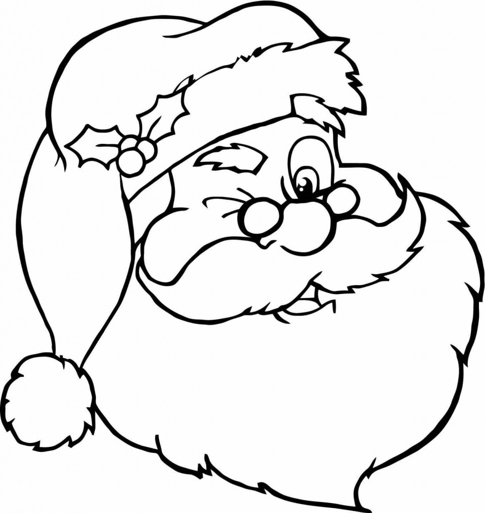 967x1024 Santa Claus Coloring Page With Wallpaper Mayapurjacouture