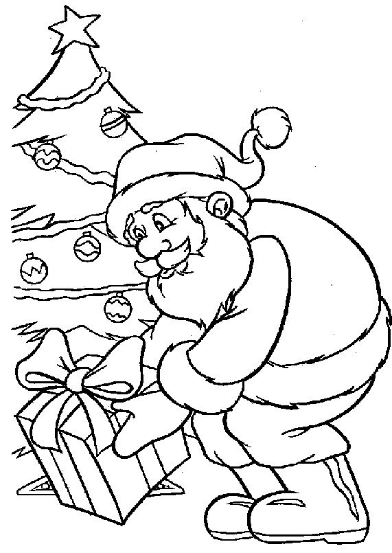 571x805 Santa Claus Coloring Pages Kids N Fun Coloring Pages