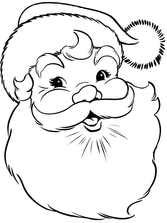 584x778 Santa Claus Coloring Pages Santa Claus Let's Color