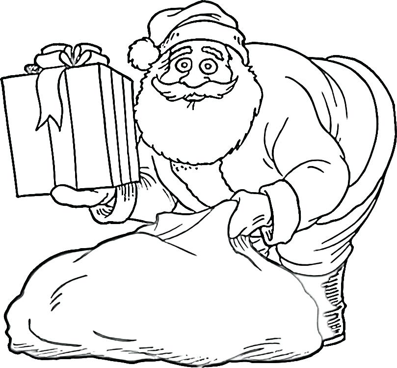 809x749 Santa Claus Coloring Pages Coloring Pages Coloring Pages Of Santa