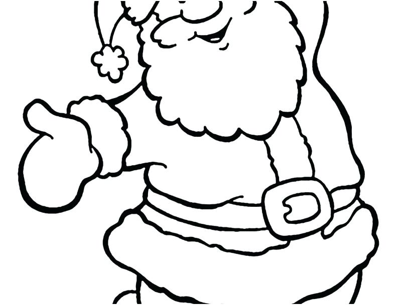 827x609 Santa Claus Coloring Pages Online Icontent